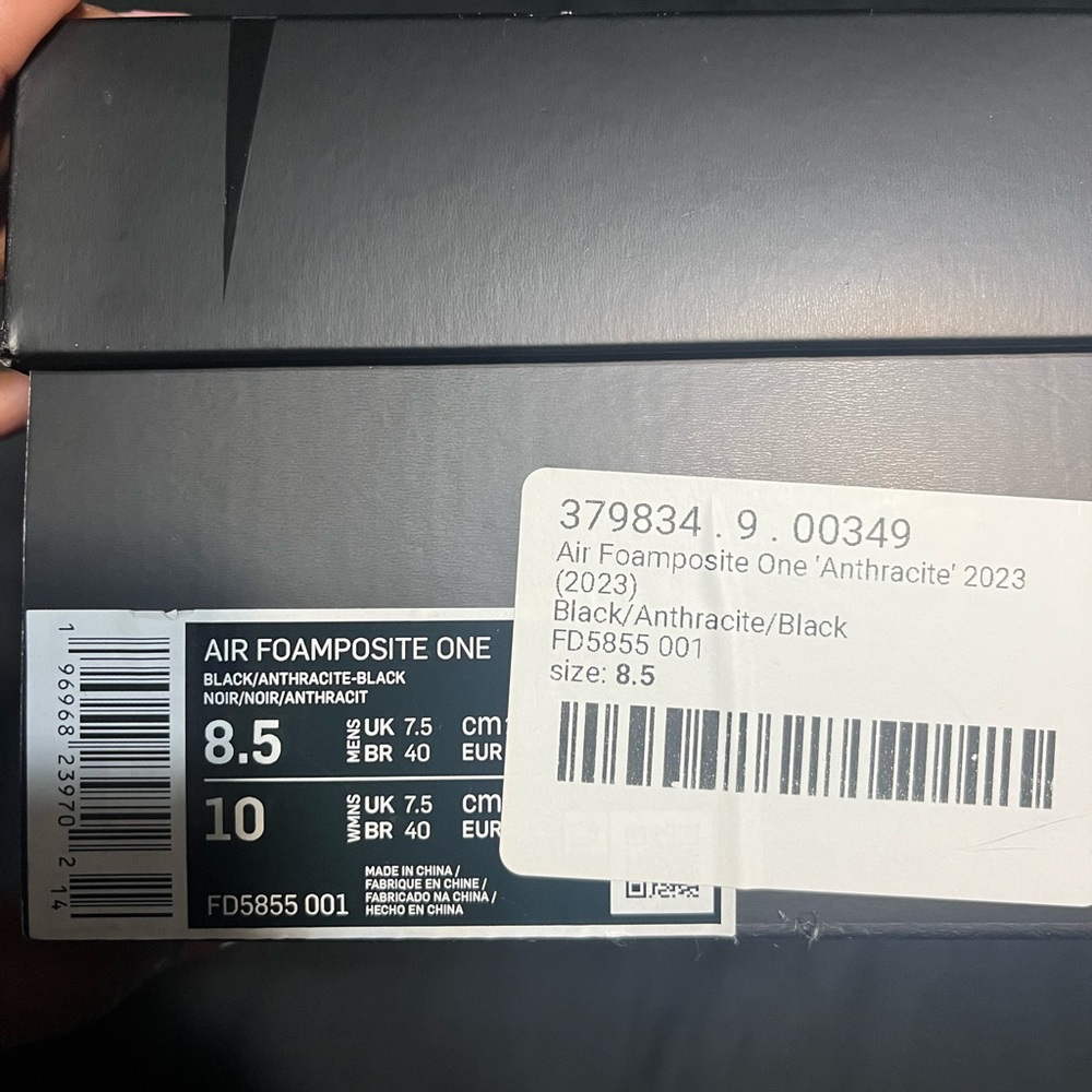 *THIS ITEM IS STILL AVAILABLE* Nike Air Foamposite One Anthracite